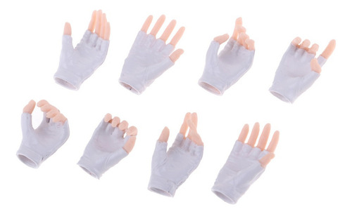 Nuevo Mano De Guantes Phicen / Kumik Blanco