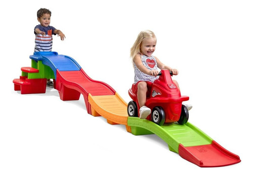 J516 Step2 Farther & Faster Coaster Track Pista Juego M Rusa
