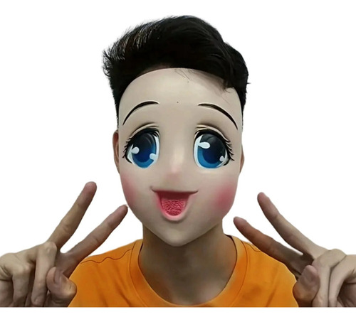 2024 Boneca Com Rosto De Cosplay, Desenho Animado, Olhos De
