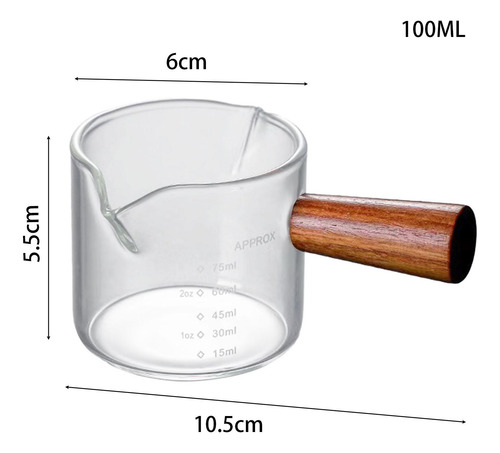 3 Jarra Medidora De Vidrio Premium Para Espresso Essential