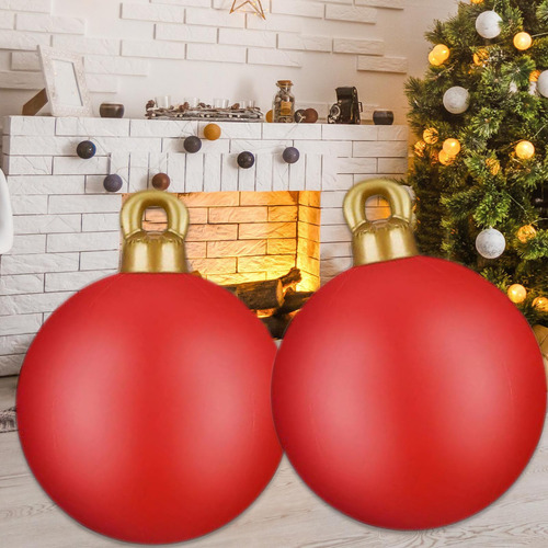Bola Decorada Inflable De Navidad Bolas De Navidad Inflables