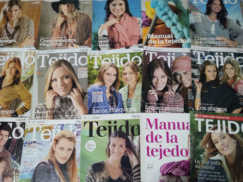 Lote X 15 El Gran Libro Clarin Del Tejido 2009 2011 2012 201 (Usado)