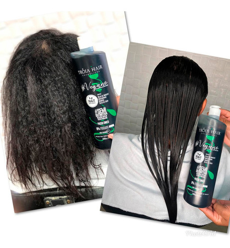 Imagem 3 de 6 de Kit Progressiva Vegana Tróia Hair 2x1litro