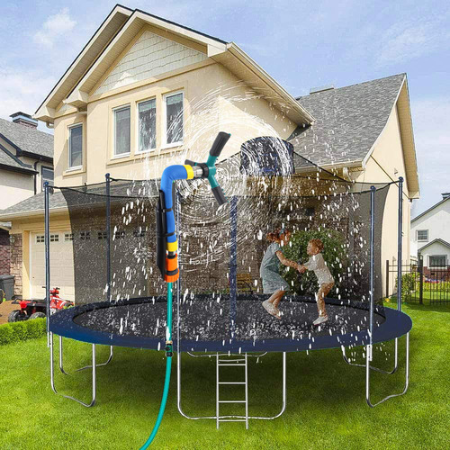 Aspersor Giratorio De Trampolín Para Juguetes De Jardín