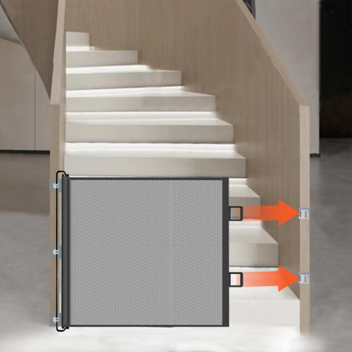 Puerta De Perro De Seguridad De Malla Para Escaleras Puerta