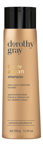 Shampoo Bio Regulador Dorothy Gray Hipoalergénico Oro Argan