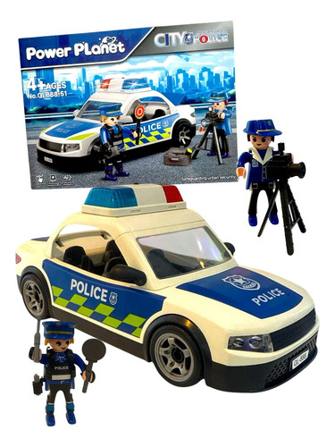 Patrullero De Policia Personaje Auto