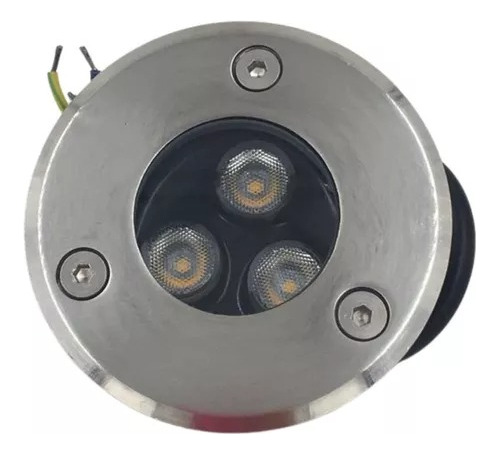 3 Balizador Luz Led 3w Spot Para Chão Piso Fachada Loja Etc