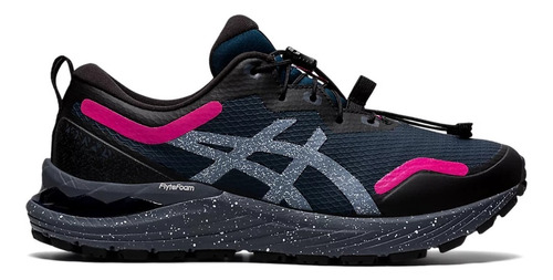 Tenis Asics Mujer Gel Cumulus 23 Negro Running 1012b064400