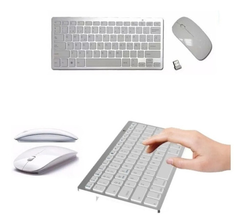 Combo Teclado Y Mouse Esteticos Marca Seisa Model: H263 Color Del Mouse Blanco Color Del Teclado Blanco