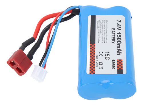 Batería De Iones De Litio Rc 1500mah 18650 7.4v Recargable A