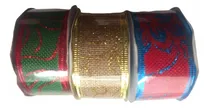 Comprar 2 Cintas Navideña Arpillera 3.5 Cm X 2 Mt Decoración Navidad