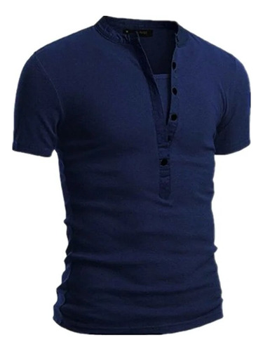 Camisas Casuales Para Hombre, Camisetas Con Cuello En V Para