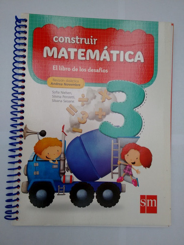 Construir Matemática 3 Sofía Nielsen  Sm Sin Uso!!