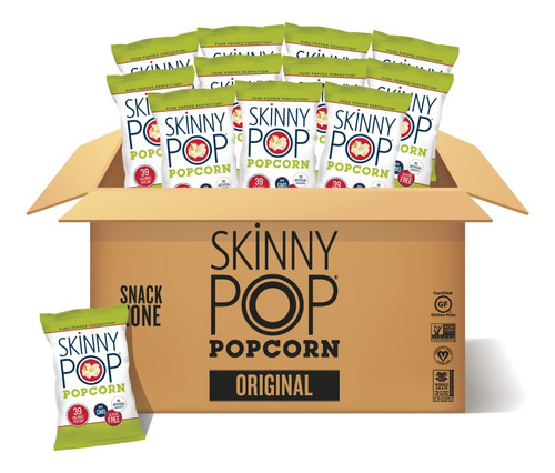 Skinnypop Original Palomitas De Maíz, 12-pack De 1.0oz Bolsa