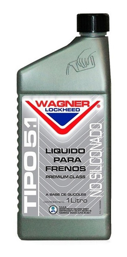 Liquido De Frenos Wagner Lockheed Tipo Dot 5 1l