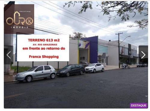 Imagem 4 de 8 de Terreno À Venda, 613 M² Por R$ 1.200.000 - Residencial Amazonas - Franca/sp - Te0168