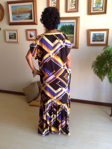 Vestido Feminino Tecido Longo Bárbara