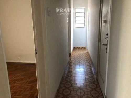 Imagem 7 de 13 de Boqueirão Santos Sem Elevador 2 Dormitórios Coz Armários Sem Vg - V399136