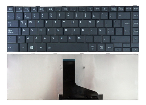 Teclado Toshiba C845d L840d L845 L845d Negro Sin Marco Esp