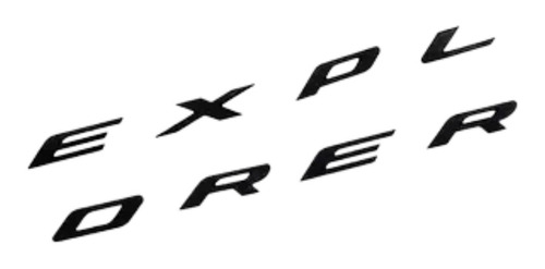 Emblema De Letras Negras Para Capot Ford Explorer 