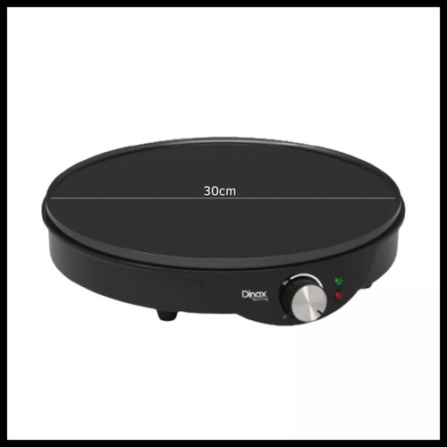 Panquequera Eléctrica Crepera Superficie Antiadherente Diámetro 30cm 800w Dinax Con Espátulas