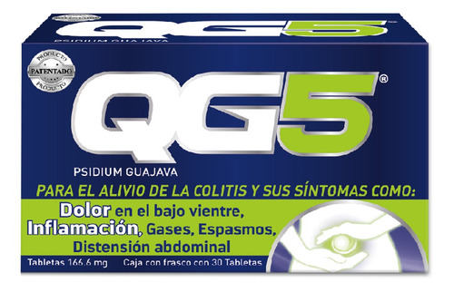 Imagen 1 de 1 de Qg5 Alivio Colitis Caja 30 Tabletas