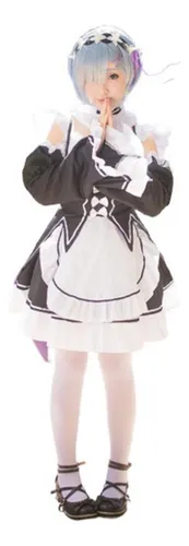 comprar Rem Rem Ram Cosplay Traje De Sirvienta De Doma