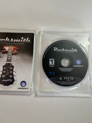 Jogo Ps3 Rocksmith Authentic Guitar Games Original Fisico (Recondicionado)