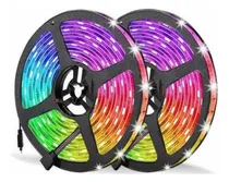 Comprar Tira Led 5050 Rgb Exterior X10 Veoquiero Mts Kit Fuente Control
