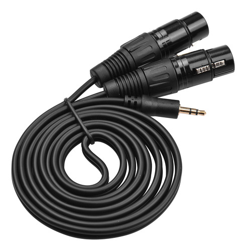 Cable De Audio: Adaptador Doble Xlr Para Cable De Micrófono