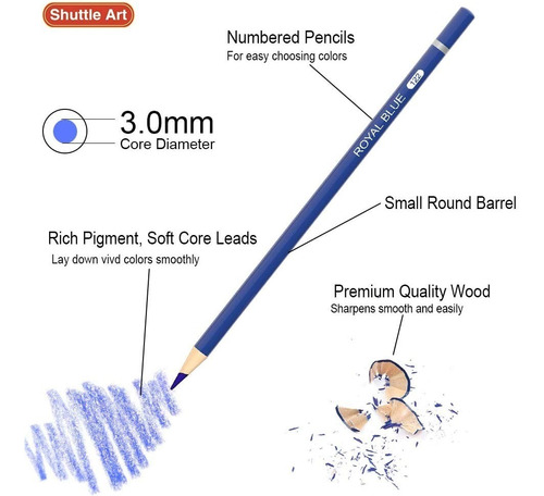 Imagen 3 de 8 de 180 Lapices De Color Shuttle Art Soft Core Set + Sacapuntas