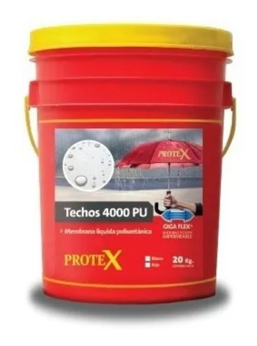 Protex Techos 4000 Pu X 20kg Blanco