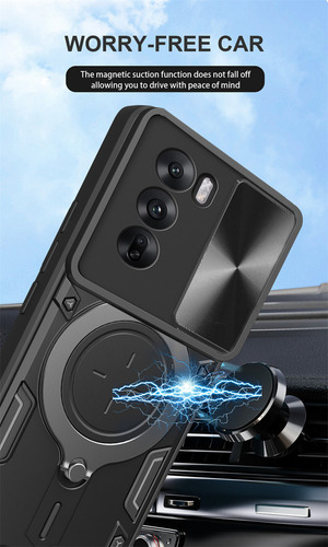 Funda Para Cámara Giratoria Magnética Oppo Realme C75 4g,