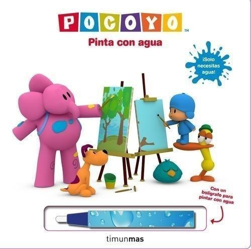 Libro: Pocoyó. Pinta Con Agua. Vv.aa.. Timun Mas