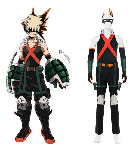 Boku No Hero Academia Katsuki Bakugou Ropa De Cosplay