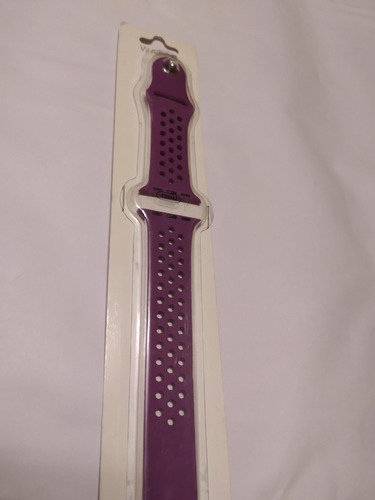 Extensible Apple Watch 42 Mm Morado Sport Perforado