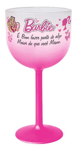 Taça Gin Degradê Personalizada 580ml - Barbie Cor Barbie 04