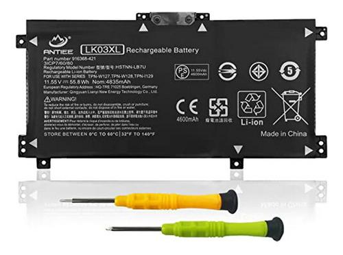 Lk03xl Batería Para Hp Envy X360 15-cn0xxx Cn1xxx 17-ae1xx 1