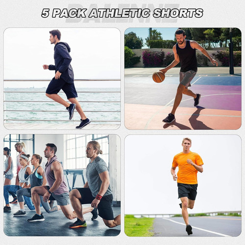 Shorts Suelto Licra Hombre Bolsa Para Celular Gimnasio Moda