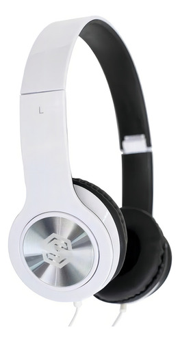 Audífonos Hi-fi Select Sound Ajustables Alambricos H669 Color Blanco