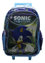 Comprar Mochila Sonic 18 PuLG C\u002F Carro Infantil Escolar Niño Cresko