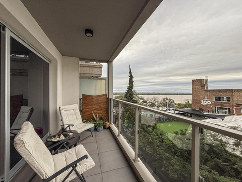 Departamento De 1 Dormitorio Con Comodín, Vista Al Río Y Amenities