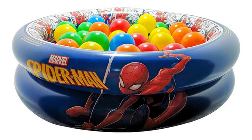 Piscina Infantil Inflável 37 Litros Colorida + 50 Bolinhas