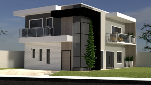 Imagem 1 de 10 de Planta De Casa 4 Quartos - Projeto Completo+aprovação Ea-143