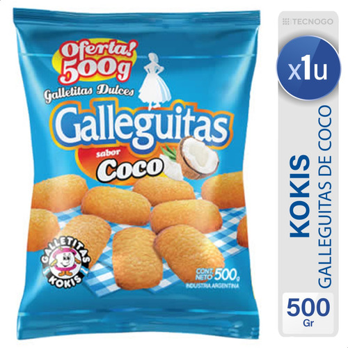 Galletitas Kokis Sabor Coco Dulces - Mejor Precio
