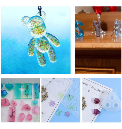 Imagem 10 de 10 de Molde Resina Jóias De Silicone Epóxi Fundição 277pcs