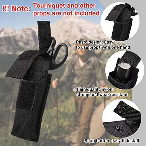 Soporte Para Torniquetes, Paquete De 2 Correas Tácticas Negr