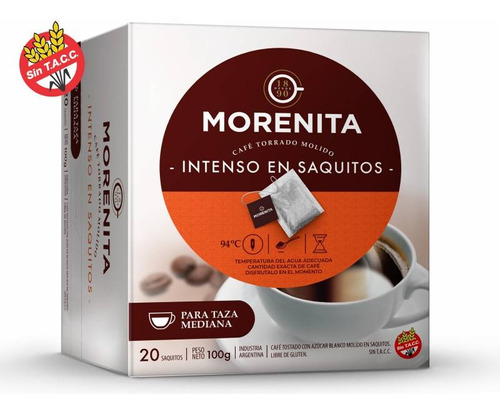 Cafe La Morenita 20sq Pack 3 Unidades 