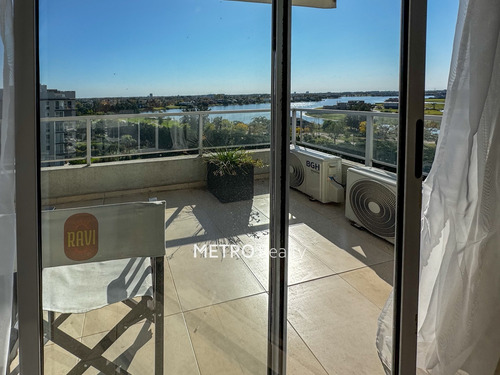 Departamento En Venta 2 Ambientes En Nordelta Con Terraza Y Al Lago, Apto Credito